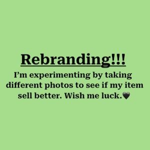 Rebranding the image for my page……